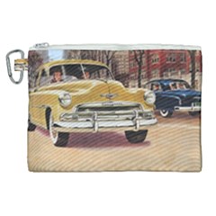 Retro Cars Canvas Cosmetic Bag (xl) by vintage2030