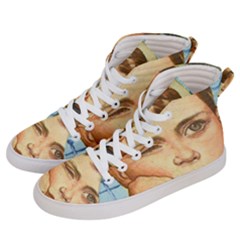 Retro Boy Women s Hi-top Skate Sneakers by vintage2030