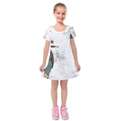 Vintage 1409215 1920 Kids  Short Sleeve Velvet Dress by vintage2030