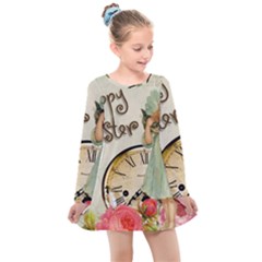 Easter 1225805 1280 Kids  Long Sleeve Dress by vintage2030