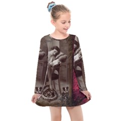 Vintage 1217079 1920 Kids  Long Sleeve Dress by vintage2030