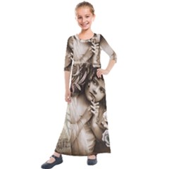 Little 1220480 1920 Kids  Quarter Sleeve Maxi Dress by vintage2030