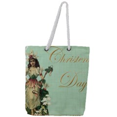 Christening 976872 1280 Full Print Rope Handle Tote (large) by vintage2030