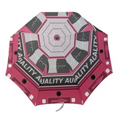 Pink Cassette Folding Umbrellas by vintage2030