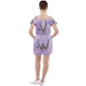 Cute Little Pegasus With Butterflies Ruffle Cut Out Chiffon Playsuit View2