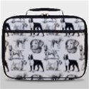 Dog Pattern White Full Print Lunch Bag View1