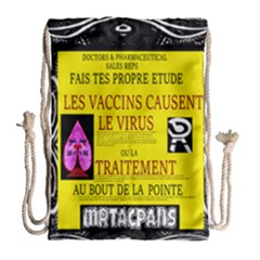 Ronald Story Vaccine Mrtacpans Drawstring Bag (large) by MRTACPANS