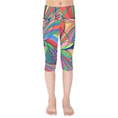 Wild Love  Kids  Capri Leggings  by nicholakarma