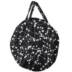 Constellations Giant Round Zipper Tote by snowwhitegirl