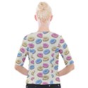 Donuts pattern Cropped Button Cardigan View2