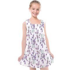 Flower Pattern Pattern Design Kids  Cross Back Dress by Celenk