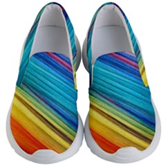 Rainbow Kid s Lightweight Slip Ons by NSGLOBALDESIGNS2