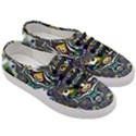 Fractal Art Artwork Design Pattern Women s Classic Low Top Sneakers View3