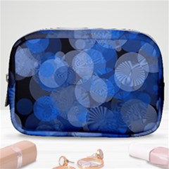 Circle Rings Abstract Optics Make Up Pouch (small) by Simbadda