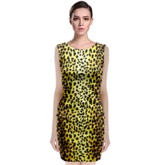 Leopard 1 Leopard A Classic Sleeveless Midi Dress by dressshop