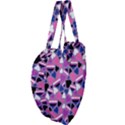 Genderfluid Pride Hearts; A cute GF Pride motif! Giant Heart Shaped Tote View4