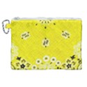 Grunge Yellow Bandana Canvas Cosmetic Bag (XL) View1