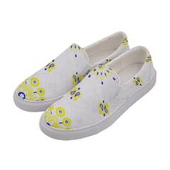 Faded Yellow Bandana Women s Canvas Slip Ons by dressshop