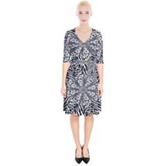 Animal Print 1 Wrap Up Cocktail Dress by dressshop