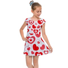 Hearts Kids Cap Sleeve Dress by Hansue