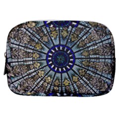 Pattern Art Form Architecture Make Up Pouch (small) by Nexatart