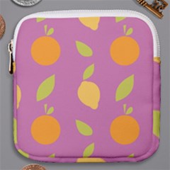 Seamlessly Pattern Fruits Fruit Mini Square Pouch by Nexatart