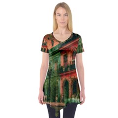 Havana Cuba Architecture Capital Short Sleeve Tunic  by Nexatart