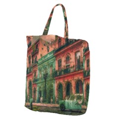 Havana Cuba Architecture Capital Giant Grocery Tote by Nexatart