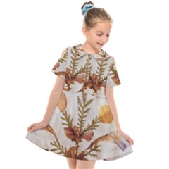 Holy Land Flowers 11 Kids  Short Sleeve Shirt Dress by DeneWestUK