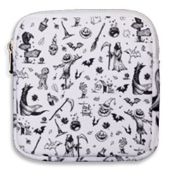 Halloween Pattern Mini Square Pouch by Valentinaart