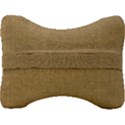 Burlap Coffee Sack Grunge Knit Look Velour Seat Head Rest Cushion View2