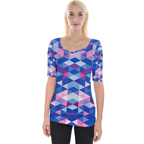 Digital Art Art Artwork Abstract Wide Neckline Tee by Sapixe