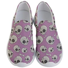 Halloween Skull Pattern Men s Lightweight Slip Ons by Valentinaart