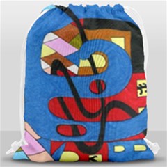 Creativeness Art Illustration Drawstring Bag (large) by Sapixe