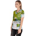 hawaiian Women s V-Neck Scrub Top View2