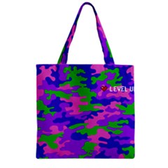 The Colors Of Gamers Zipper Grocery Tote Bag by JessisArt