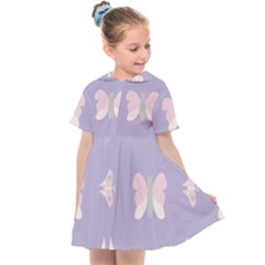 Butterfly Butterflies Merry Girls Kids  Sailor Dress by Sapixe