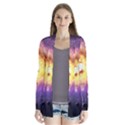 colors of the planets Drape Collar Cardigan View1