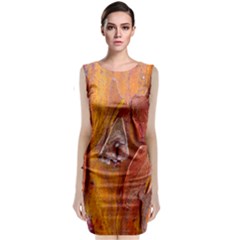 Bark Tree Texture Wood Trunk Classic Sleeveless Midi Dress by Sapixe