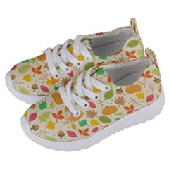 Thanksgiving Pattern Kids  Lightweight Sports Shoes by Valentinaart