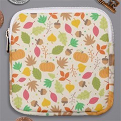 Thanksgiving Pattern Mini Square Pouch by Valentinaart