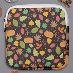 Thanksgiving Pattern Mini Square Pouch by Valentinaart