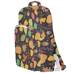 Thanksgiving Pattern Double Compartment Backpack by Valentinaart