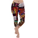 PAINTED HOUSE Lightweight Velour Capri Yoga Leggings View1