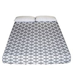 Logo Kek Pattern Black And White Kekistan White Background Fitted Sheet (california King Size) by snek