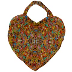 New Stuff 2-2 Giant Heart Shaped Tote by ArtworkByPatrick