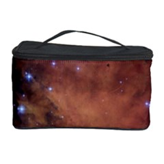 Cosmic Astronomy Sky With Stars Orange Brown And Yellow Cosmetic Storage Case by genx