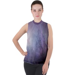 Orion Nebula Pastel Violet Purple Turquoise Blue Star Formation Sleeveless Top by genx