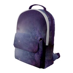 Orion Nebula Pastel Violet Purple Turquoise Blue Star Formation Flap Pocket Backpack (large) by genx