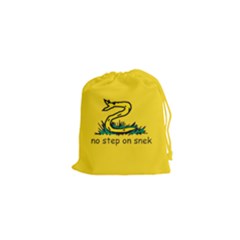 No Step On Snek Gadsden Flag Meme Parody Drawstring Pouch (xs) by snek